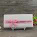 Silk Invitation Card with Hand Bag Beautiful Invitation Card Pink 